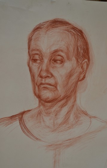 Рисунок: Портрет женщины