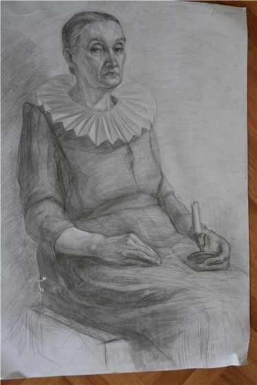 Рисунок: Портрет женщины